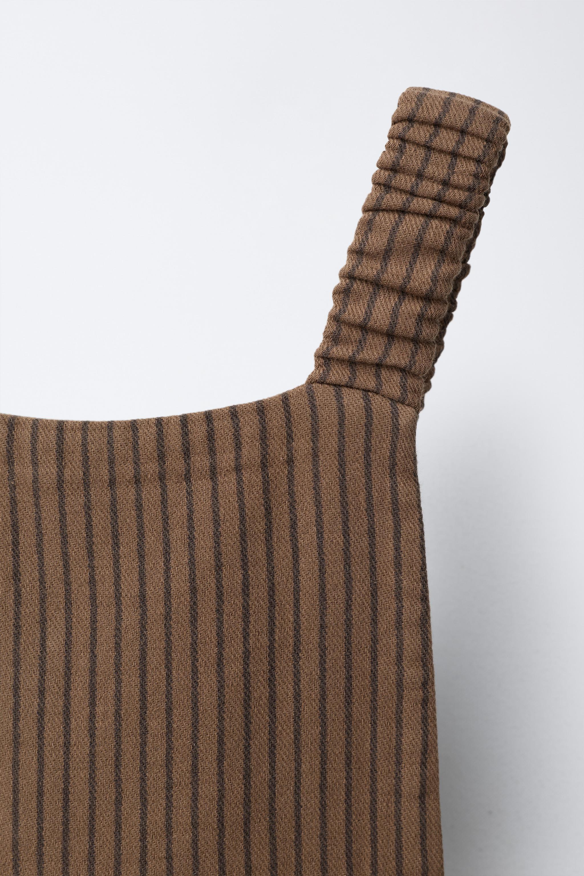 LONG STRIPED OVERALLS